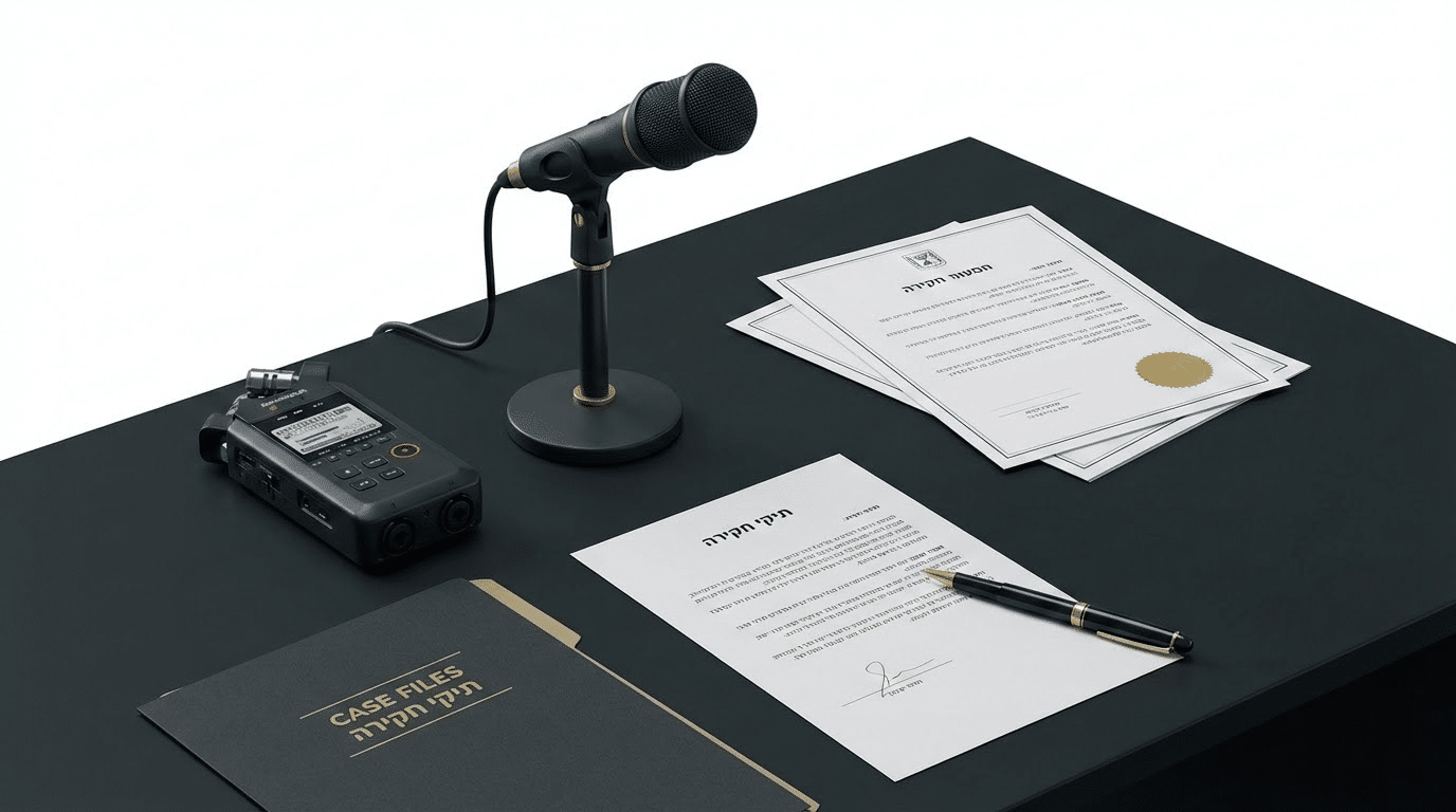 איך מתועדת חקירה באמצעות מתורגמן