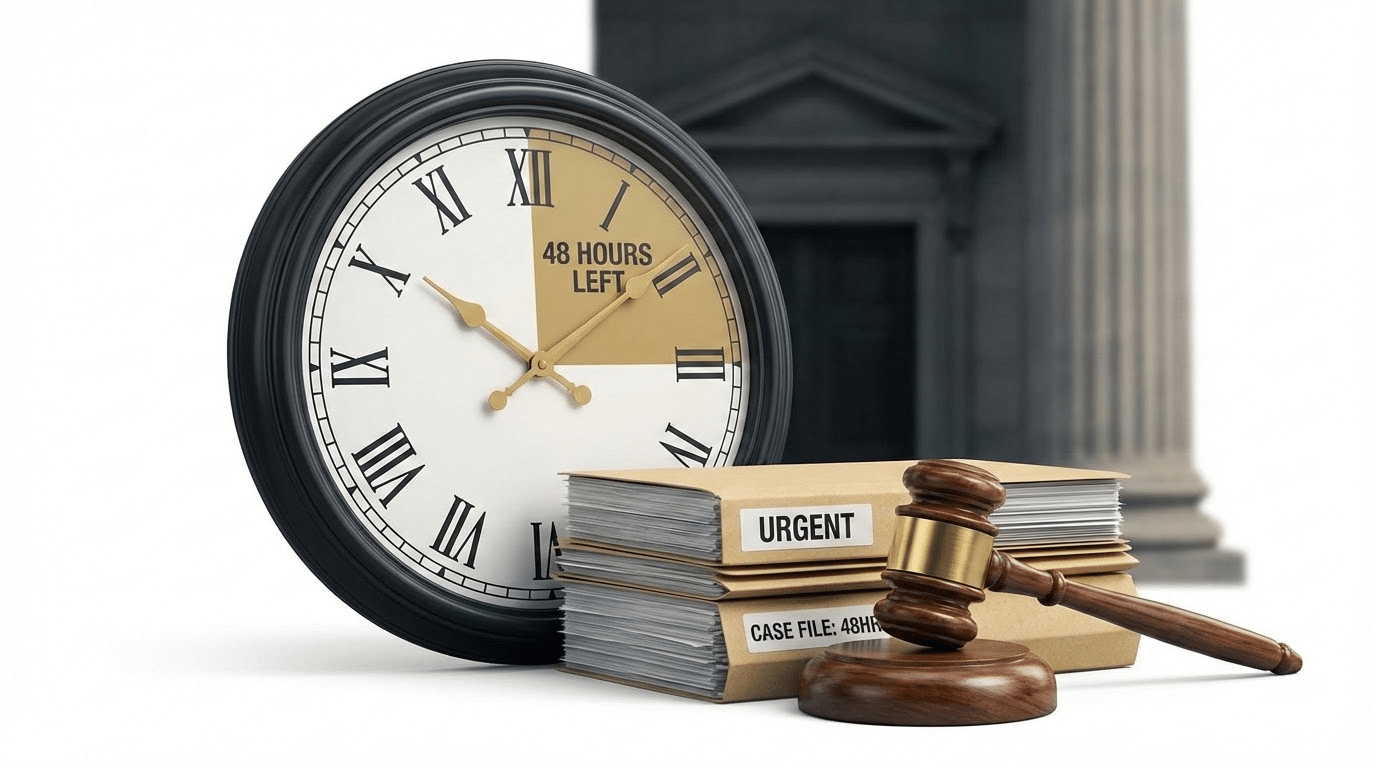 לוחות זמנים להגשת ערר על מעצר