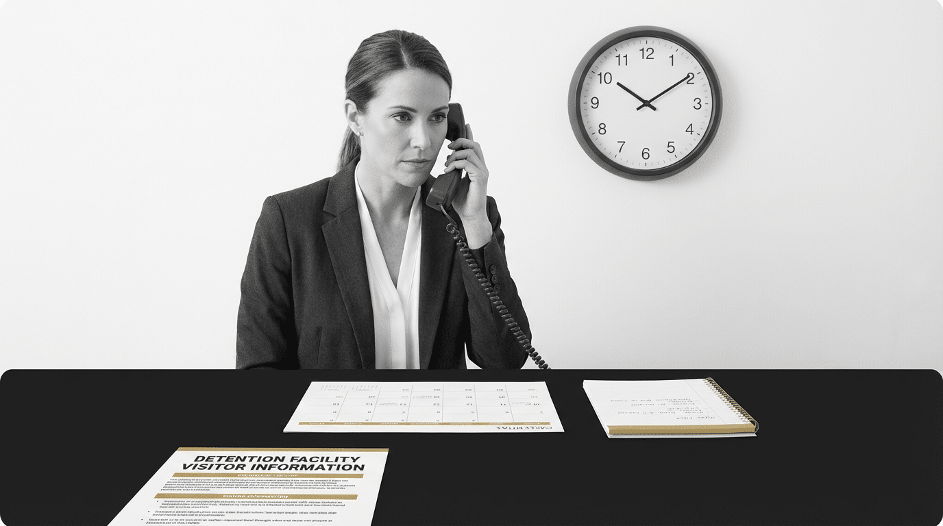 כיצד מתאמים ביקור בבית מעצר