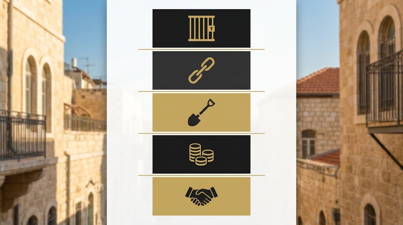 סוגי עונשים בפלילי: מדריך מקיף על מגוון העונשים בחוק